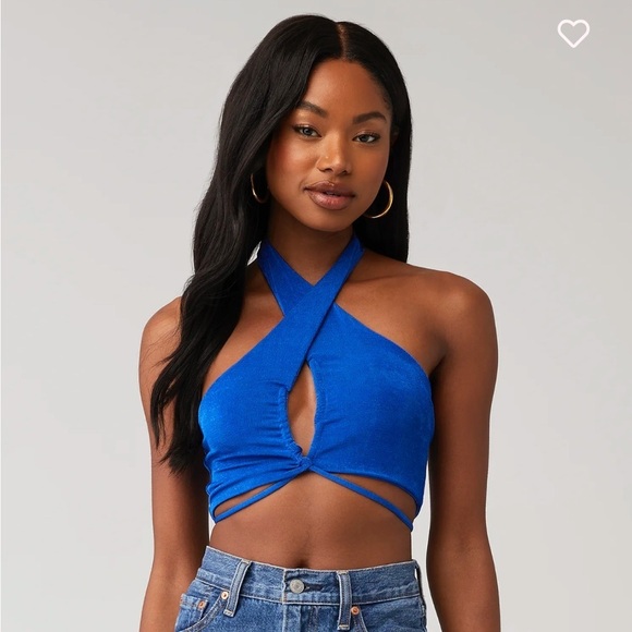 Peppermayo Exclusive - On The Run Crop - Cobalt - Picture 7 of 8